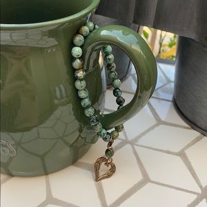 🟢 3 for 15$ Green Jasper Bracelet